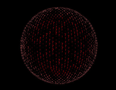 由地球组成的问号图片下载