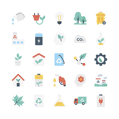 自然和生态矢量图标2图片下载