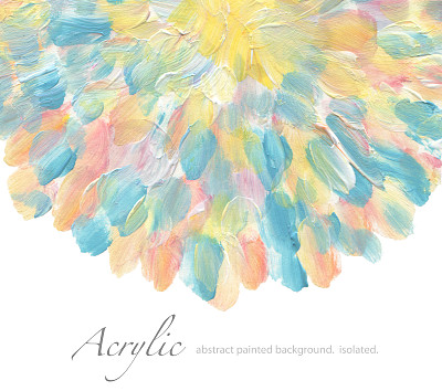 抽象丙烯酸和水彩画背景。纹理纸。孤立。图片下载