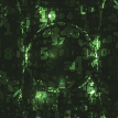 数字代码的背景素材图片