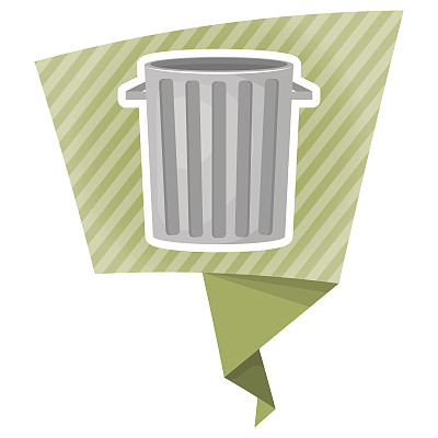 垃圾桶彩色图标图片下载