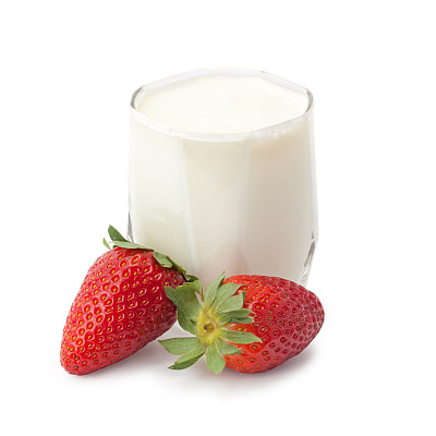 草莓和奶油图片下载