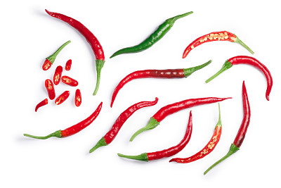 亚博尔辣椒，小路，俯视图图片下载