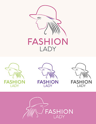 时尚女士矢量设计图片下载