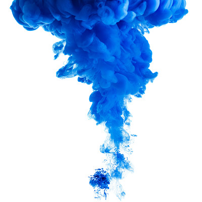 蓝色油漆云图片下载