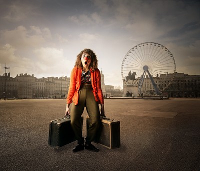 小丑厌倦了旅行图片下载