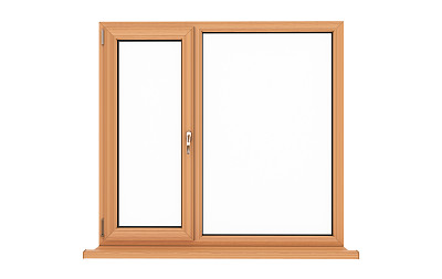 窗口。孤立的窗口。木制窗口。图片下载