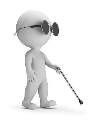 3d小人-失明图片下载