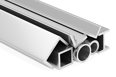 轧钢金属制品光泽洁白。图片下载