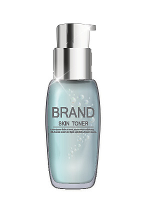 皮肤爽肤瓶管模板广告或杂志背景图片下载