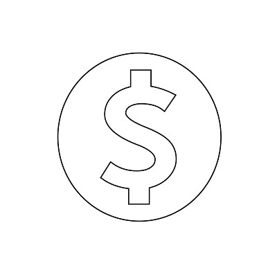 货币图标矢量素材图片下载