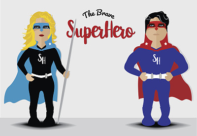 勇敢的超级英雄素材图片