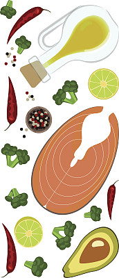 新鲜海鲜平台设计图片下载