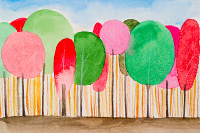 画树。图片下载