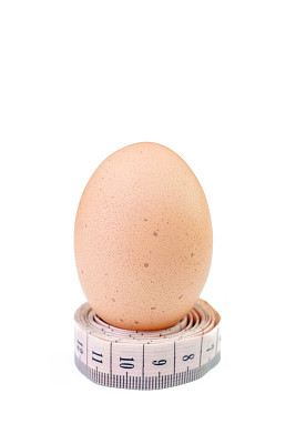 用卷尺测量蛋清减重图片下载