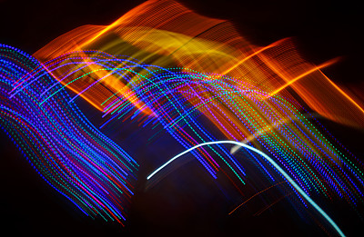 带有光迹的抽象图像图片下载