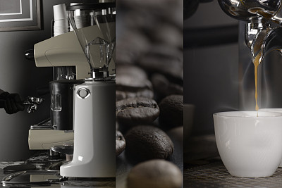 咖啡概念合成图像拼贴图片下载