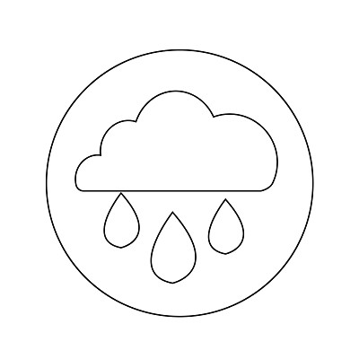 雨图标插画设计图片下载