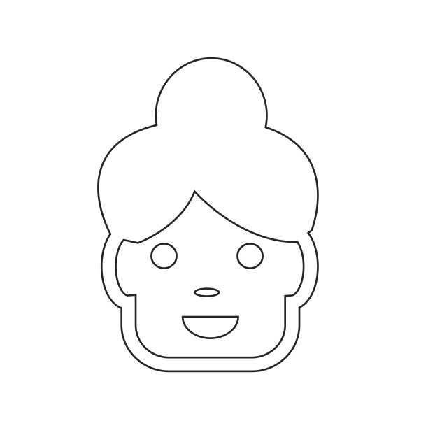 人脸图标插画设计图片下载