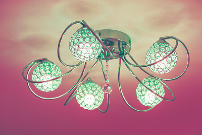 用于家居装饰的豪华室内照明灯具图片下载