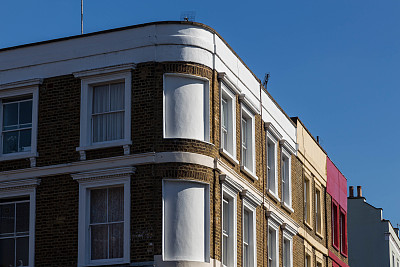 阳光明媚的现代立面图片下载