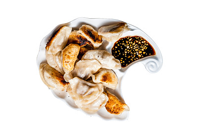 盘里煎饺图片下载