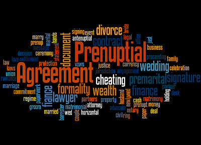 婚前协议，词云概念3图片下载