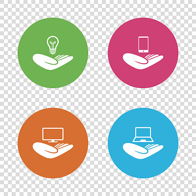 帮助图标。保护和保险。图片下载