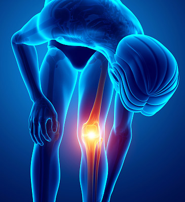 男性的膝盖疼痛图片下载