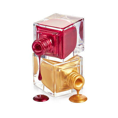 瓶子里洒了指甲油图片下载