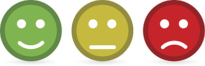 smiley平风格的黄色背景图片下载