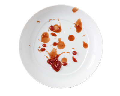 蕃茄酱溅盘隔离图片下载