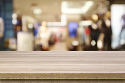 时尚商店散焦模糊的背景图片下载