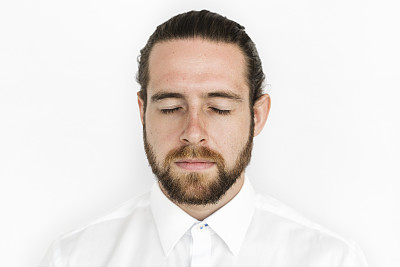 工作室拍摄人物肖像概念图片下载