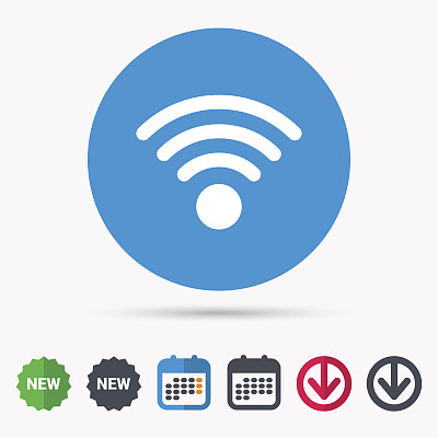 无线网络图标。无线网络信号。图片下载
