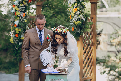 婚礼拱门图片下载