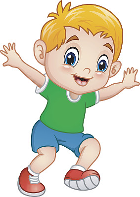 可爱的小男孩摆姿势图片下载