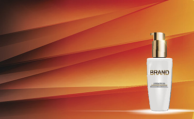 为广告或杂志背景设计化妆品产品模板图片下载