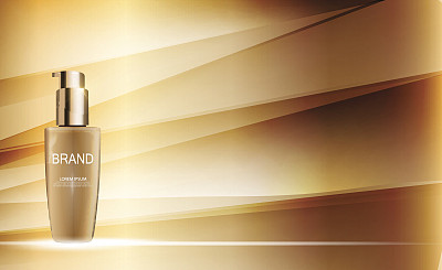 为广告或杂志背景设计化妆品产品模板图片下载