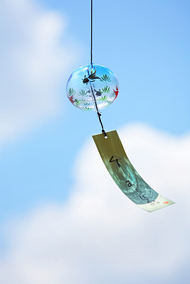 蓝天和风铃图片下载