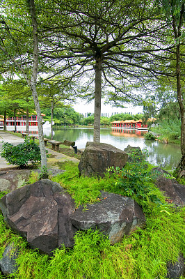 新加坡中式园林图片下载