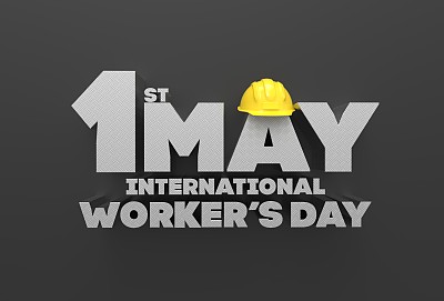五一劳动节。国际工人的一天。图片下载