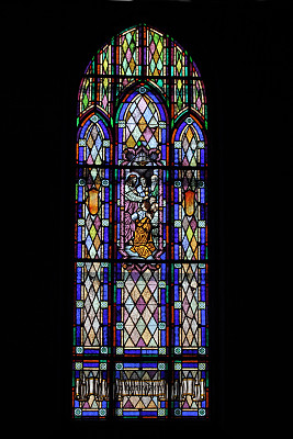 彩色玻璃窗户图片下载