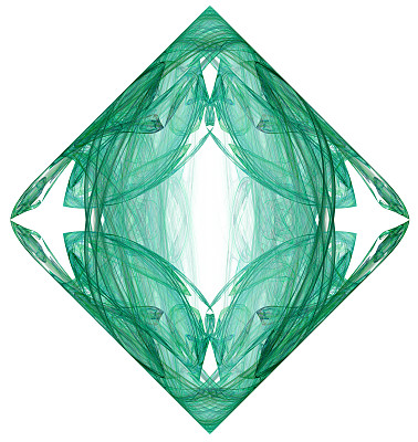 彩色抽象分形插画图片下载