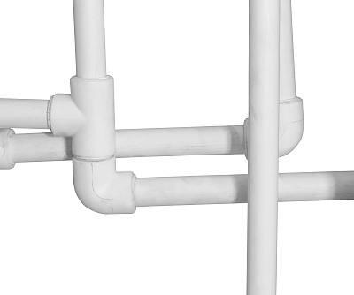 聚丙烯管道。在白色背景上隔离图片下载