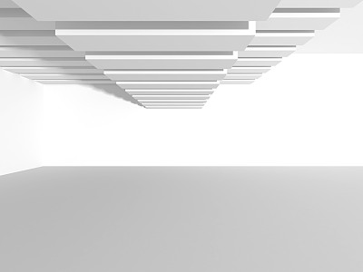 白色建筑建筑现代室内背景图片下载