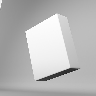 白色高矩形空白框孤立在白色背景。图片下载