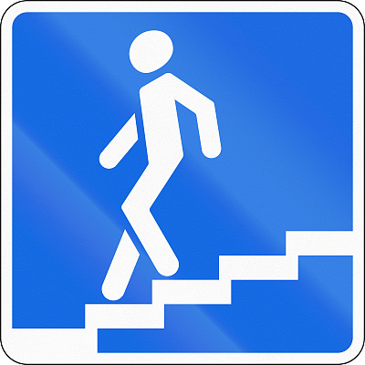 在俄罗斯使用的路标-行人地铁图片下载