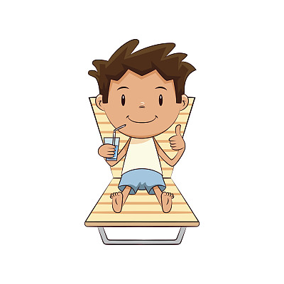 孩子放松图片下载