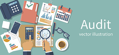 审计概念向量图片下载